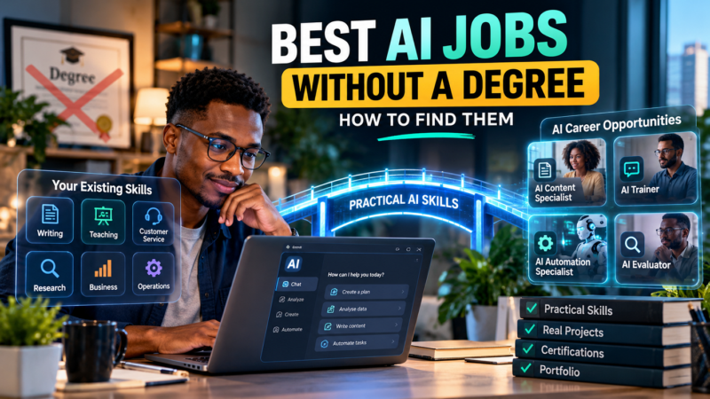 Best AI Jobs You Can Get Without a Degree: How to Find Them Best AI Jobs You Can Get Without a Degree: How to Find Them