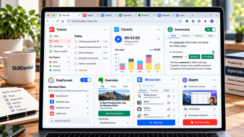 Best Productivity Chrome Extensions to Work Smarter