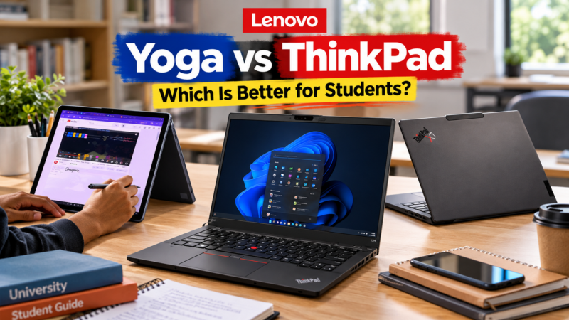 Lenovo Yoga vs. ThinkPad: Which Is Better for Students? Lenovo Yoga vs. ThinkPad: Which Is Better for Students?
