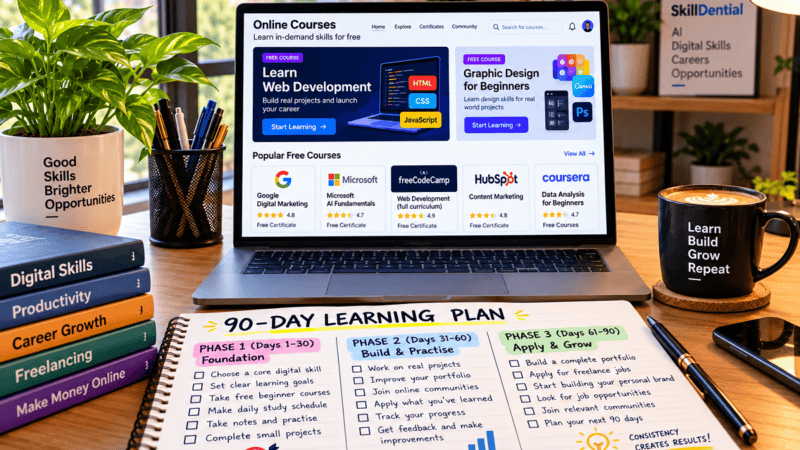 How to Learn Digital Skills for Free: A Beginner’s Guide