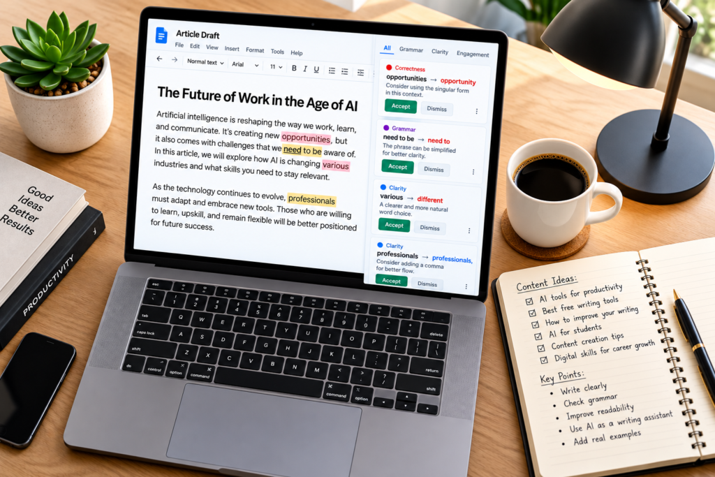 13 Best Free AI Writing Assistants and Grammar Checkers 13 Best Free AI Writing Assistants and Grammar Checkers