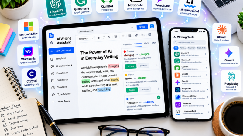 13 Best Free AI Writing Assistants and Grammar Checkers