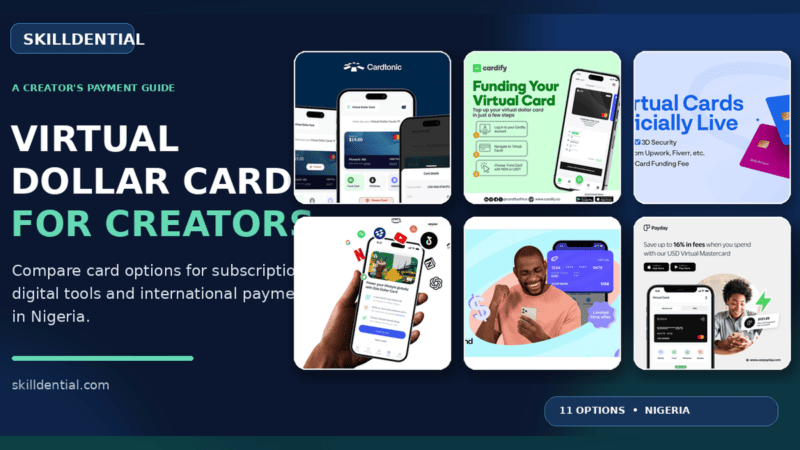 11 Best Free Virtual Dollar Cards for Creators in Nigeria