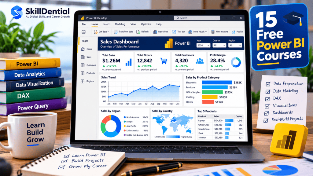 15 Free Power BI Courses to Learn Data Analytics Online
