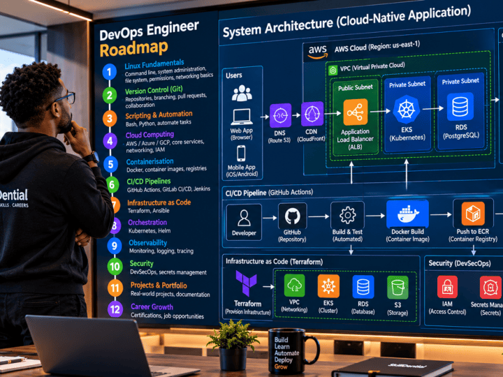 DevOps Engineer Roadmap: From Linux to Cloud & Automation