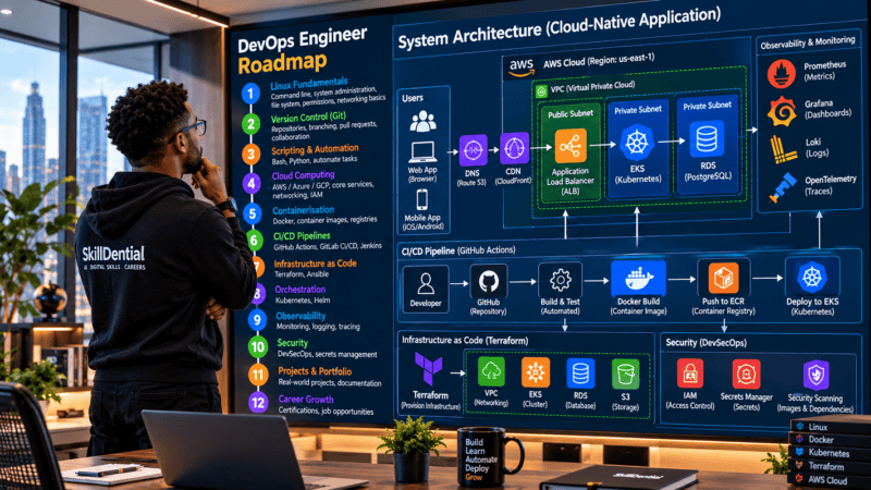 DevOps Engineer Roadmap: From Linux to Cloud & Automation DevOps Engineer Roadmap: From Linux to Cloud & Automation
